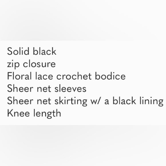 Eloquii Black, Mesh and Lace, Fit & Flare Dress - Picture 12 of 12